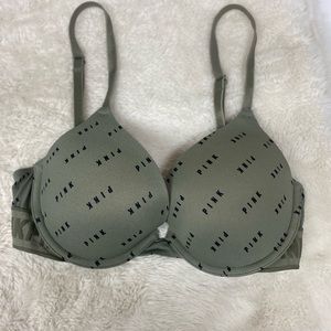 PINK VS Logo Push Up Bra 32C